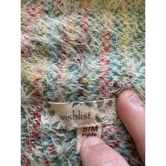 Wishlist Open Front Cardigan‎ Sweater Size S/M Polyester Blend Hippie Boho Soft - Picture 3 of 15